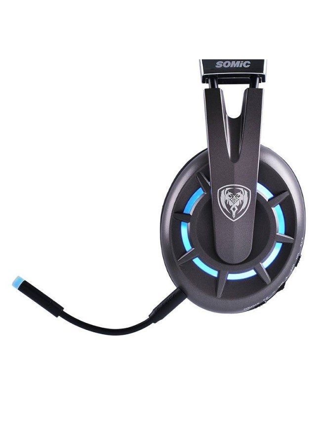 سوميك سماعة رأس  G939AIR  للألعاب لاسلكية 2.4 جيجاهرتز بصوت محيطي 7.1 قناة مع ميكروفون - Image 2